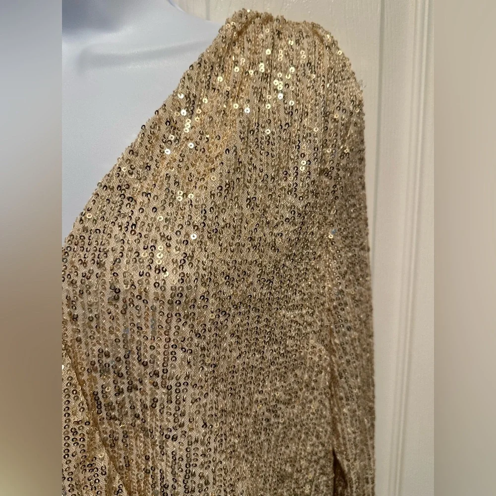 NWT Sincerely Jules sequin bodysuit size medium - Picture 3 of 11